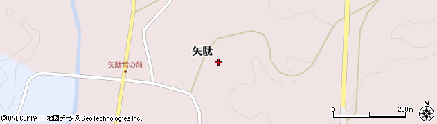石川県志賀町（羽咋郡）矢駄周辺の地図