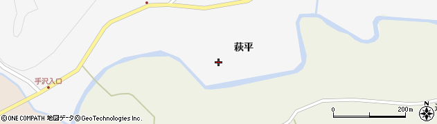 福島県東白川郡棚倉町下山本萩平周辺の地図