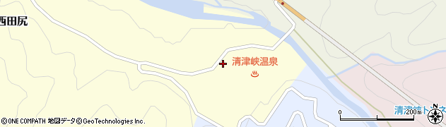新潟県十日町市西田尻周辺の地図