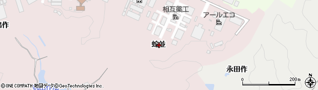 福島県いわき市常磐下船尾町蛇並周辺の地図