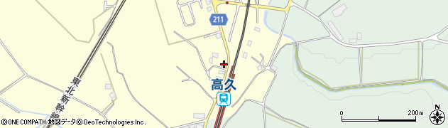 栃木県那須郡那須町高久甲1742周辺の地図