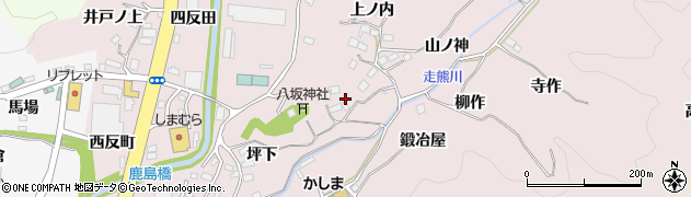福島県いわき市鹿島町走熊（宮下）周辺の地図
