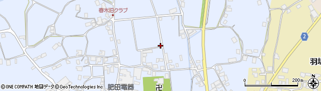 石川県中能登町（鹿島郡）春木（ツ）周辺の地図