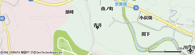 福島県いわき市常磐藤原町（青井）周辺の地図