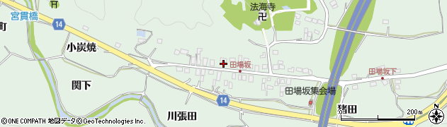 福島県いわき市常磐藤原町（田場坂）周辺の地図