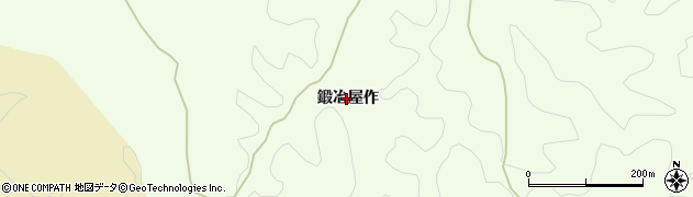 福島県いわき市遠野町上遠野（鍛冶屋作）周辺の地図
