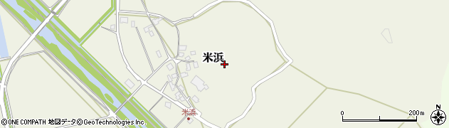石川県志賀町（羽咋郡）米浜（ト）周辺の地図