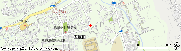福島県いわき市常磐上湯長谷町（五反田）周辺の地図