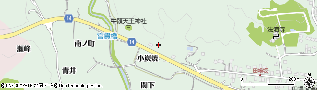 いわき石川線周辺の地図