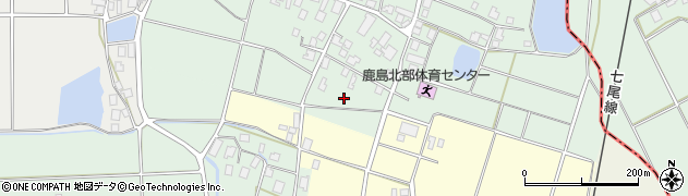 石川県中能登町（鹿島郡）在江（カ）周辺の地図