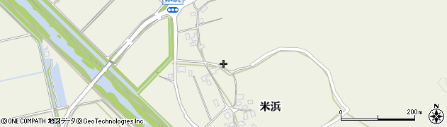 石川県志賀町（羽咋郡）米浜（チ）周辺の地図