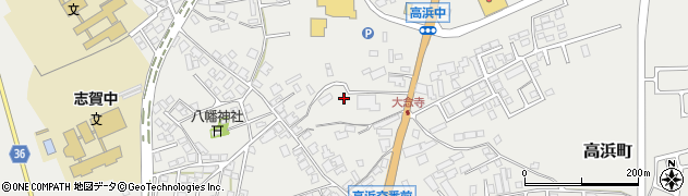 石川県志賀町（羽咋郡）高浜町周辺の地図