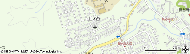福島県いわき市常磐上湯長谷町（上ノ台）周辺の地図