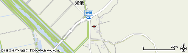石川県志賀町（羽咋郡）米浜（リ）周辺の地図