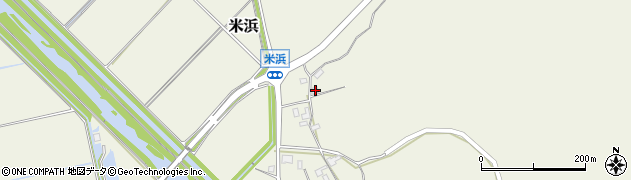 石川県羽咋郡志賀町米浜新林41周辺の地図