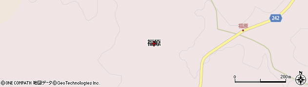 福島県鮫川村（東白川郡）渡瀬（福原）周辺の地図
