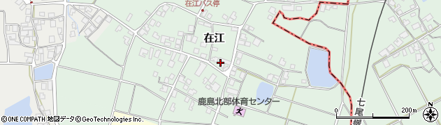 石川県中能登町（鹿島郡）在江（ツ）周辺の地図