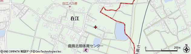 石川県中能登町（鹿島郡）在江（レ）周辺の地図