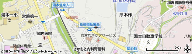 福島県いわき市常磐関船町上関周辺の地図