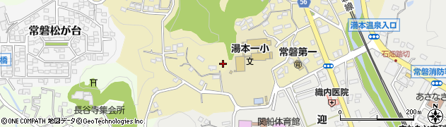 福島県いわき市常磐湯本町（栄田）周辺の地図