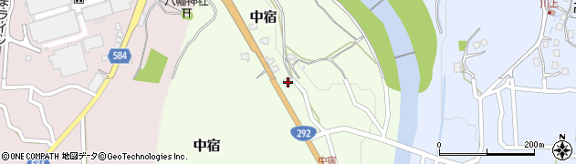 新潟県妙高市中宿168周辺の地図