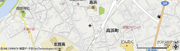 石川県志賀町（羽咋郡）高浜町（オ）周辺の地図