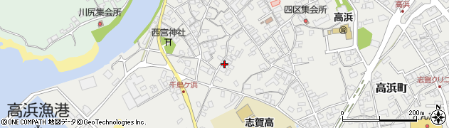 石川県羽咋郡志賀町高浜町リ23周辺の地図