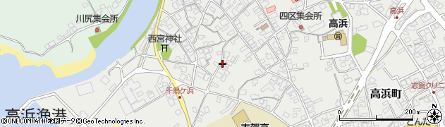 石川県志賀町（羽咋郡）高浜町（リ）周辺の地図