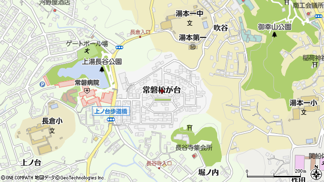 〒972-8323 福島県いわき市常磐松が台の地図