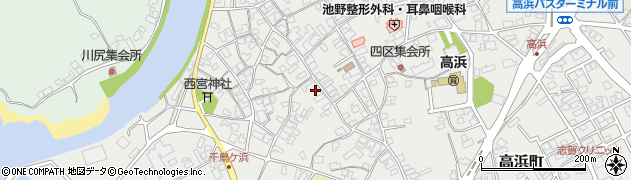 石川県志賀町（羽咋郡）高浜町（チ）周辺の地図