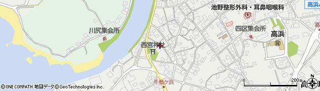 石川県志賀町（羽咋郡）高浜町（ヲ）周辺の地図