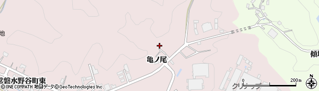 福島県いわき市常磐水野谷町亀ノ尾124周辺の地図