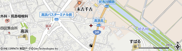 石川県志賀町（羽咋郡）高浜町（ツ）周辺の地図