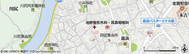 石川県志賀町（羽咋郡）高浜町（ヘ）周辺の地図