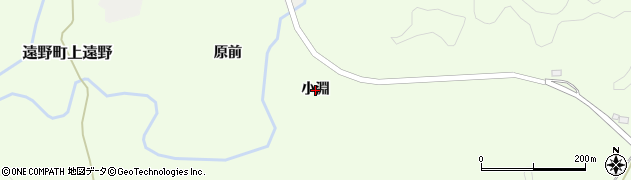福島県いわき市遠野町上遠野（小淵）周辺の地図