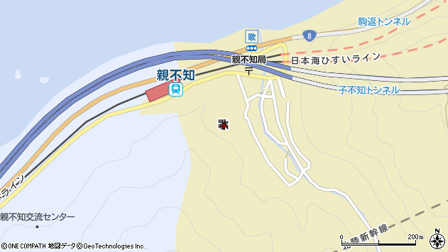 〒949-0307 新潟県糸魚川市歌の地図