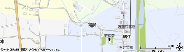 福島県棚倉町（東白川郡）寺山（亀崎）周辺の地図