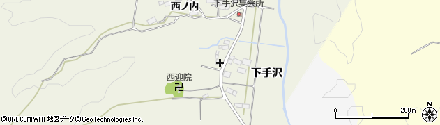 福島県棚倉町（東白川郡）下手沢（柳町）周辺の地図