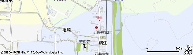 近津郵便局周辺の地図