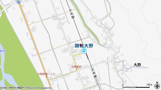 〒941-0071 新潟県糸魚川市大野の地図
