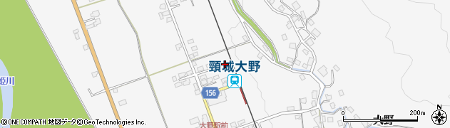 新潟県糸魚川市大野周辺の地図