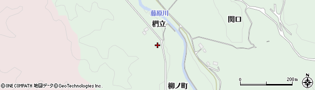 福島県いわき市常磐藤原町（柳ノ町）周辺の地図