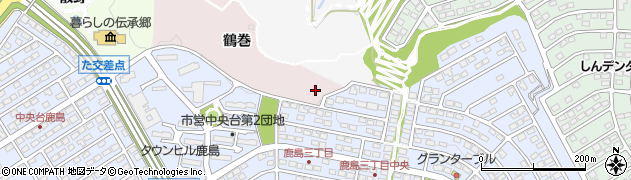 福島県いわき市鹿島町走熊（鶴巻）周辺の地図