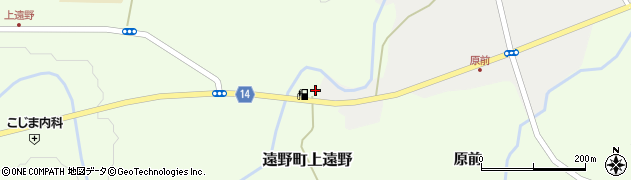 福島県いわき市遠野町上遠野（大黒山）周辺の地図