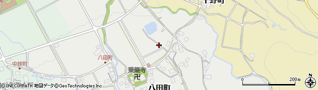 石川県七尾市八田町周辺の地図