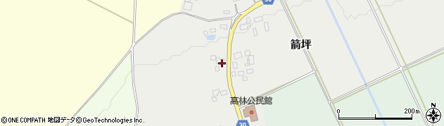 栃木県那須塩原市箭坪357周辺の地図