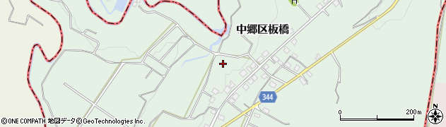 新潟県上越市中郷区板橋周辺の地図