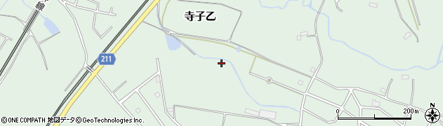 栃木県那須郡那須町寺子乙周辺の地図