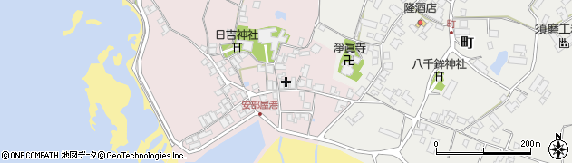 石川県志賀町（羽咋郡）安部屋（イ）周辺の地図