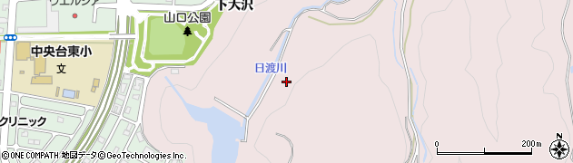 福島県いわき市平上山口（中大沢）周辺の地図